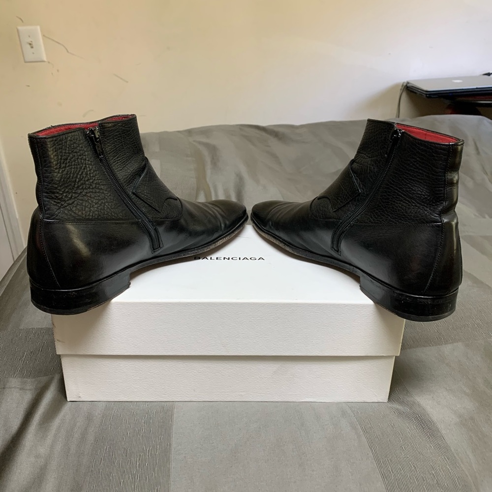 Mezlan monk strapped black boot 9M